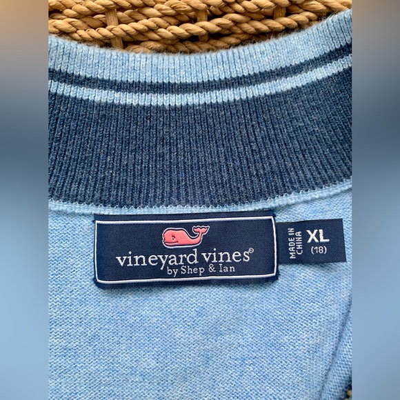 Vineyard Vines Boys Quarter Zip Sweater (Size XL) - Picture 3 of 3
